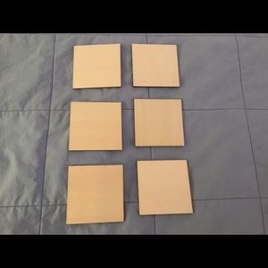 2x2 wood slates for small rustic art